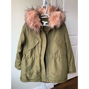 • H&M Padded Anorak Coat •